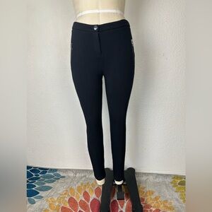 Adrienne Vittadini Women’s Pants  Size 6 Black Leggings Ankle Skinny Comfort